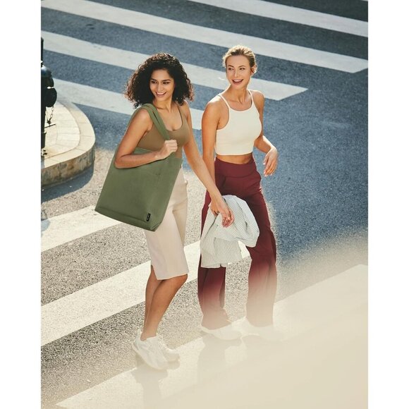 Women Green Corduroy Polyester Lining Shoulder Bag with Zipper And Pockets - Picture 6 of 13